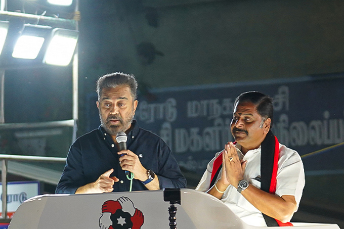 திமுகவை ஆதரிப்பது ஏன்? -ஈரோட்டில் கமல் விளக்கம்