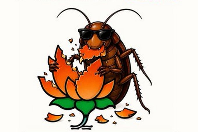 கரப்பான்பூச்சி போராட்டம் வெற்றி – பாஜக பின்னடைவு