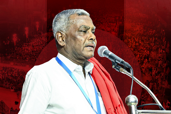மோடி அரசும் விஜய் அரசும் கூட்டுச்சதி – பெ.சண்முகம் ஆவேசம்